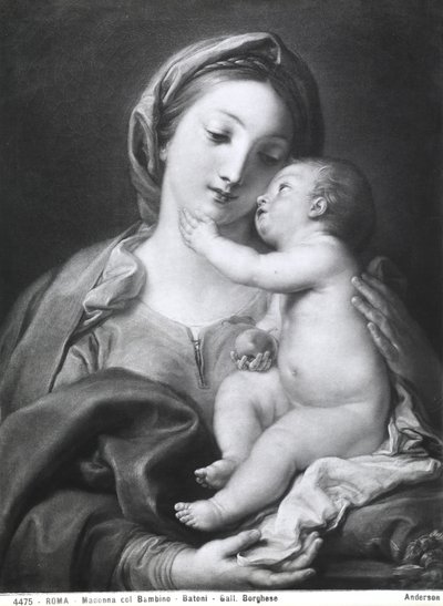 Madonna and Child by Pompeo Girolamo Batoni